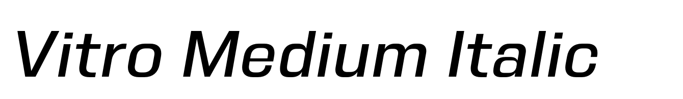 Vitro Medium Italic